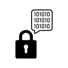 Icon a encrypted, isolated against a clean background.
