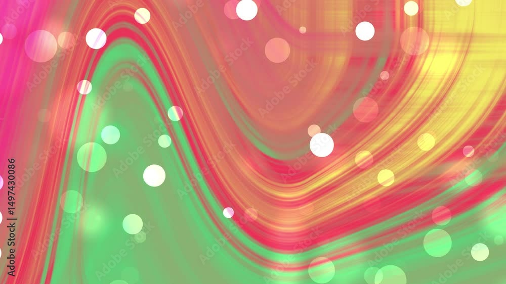 Aufkleber abstract fluid paint flowing with bokeh effect motion background