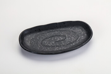 Empty clean color plate dishware