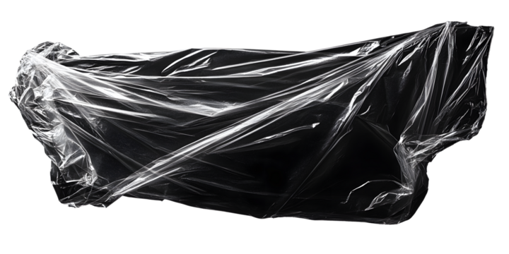 plastic wraptexture layer on the black backround