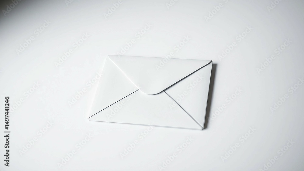 Aufkleber envelope and email symbol on a white background concept email address internet technologies and cont