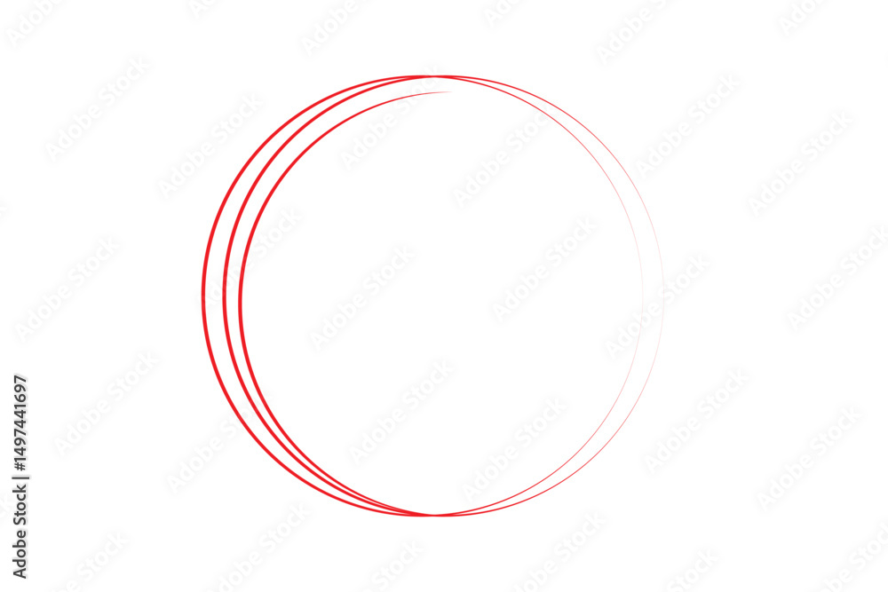 Poster hand drawn circle highlighter set. circle, pen draw. vector marker circular lines, doodle round circ