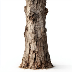 Fototapeta premium Aged Tree Trunk - Detailed Nature Photography , isolated on white background png