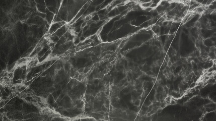 Black marble texture with white veining, showcasing intricate patterns and natural elegance, ideal for backgrounds, design projects, and luxury aesthetics in various applications