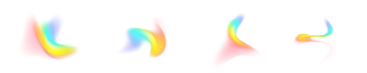 Colorful Motion Stream PNG Transparent Overlay for Vibrant Visual Design