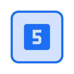 Number 5 Icon