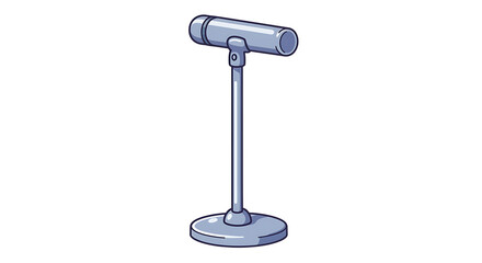 Microphone on stand