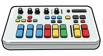 Fototapeta premium Electronic Music Sequencer Controller
