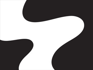 black and white curve in abstract pattern background