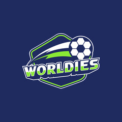 logo soocer emblem. vector soccer sport logo.