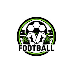 logo soocer emblem. vector soccer sport logo.