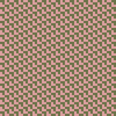 Seamless retro geometric pattern with bold abstract shapes and vintage color palette. Repeating vector design for fabric, wallpaper, wrapping, and digital backgrounds.