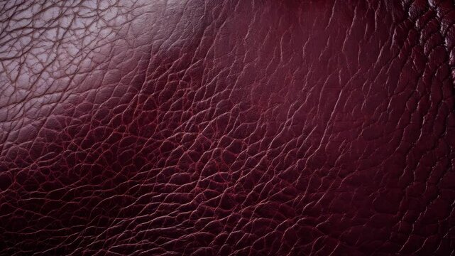 Rotation of natural leather texture background. Background for advertising the production of natural leather products such as shoes, bags, wallets.