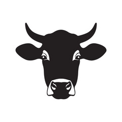 cow vector illustration icon design  