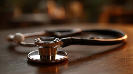 Close up of wooden cutlery, a diagnostic tool for healthcare