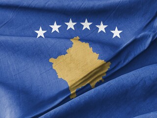 Waved Textured Close Flag With