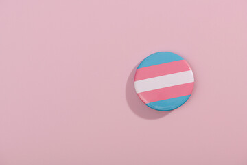 Concept of badge support asexual, genderqueer ,bisexual, transgender