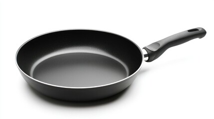 Non-stick frying pan isolated on white background
