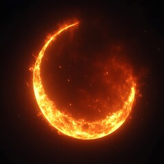Fiery Crescent Moon (1)