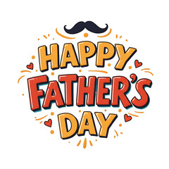 Creative typography design for Father's Day promotions