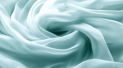 Obraz premium Elegant Silk: A delicate silk fabric, its soft folds and subtle textures highlighted in soft light, evoking a sense of luxury and grace. 