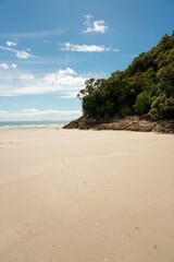 Empty Matarangi Beach on a Beautiful Sunny Day, New Zealand