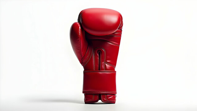 Timeless Pugilistic Icon: Classic Red Boxing Glove with Championship Heritage Design
