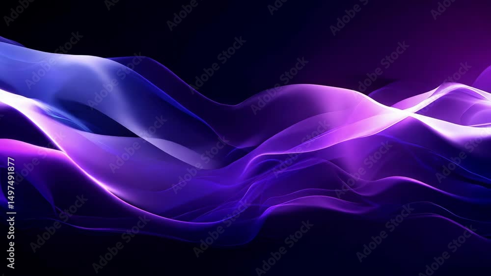 Poster current 3d digital sound waves or data transfer process. abstract concept of big data analysis, arti