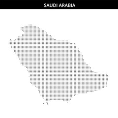 Saudi Arabia country outline