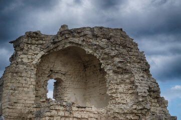 abandoned watchtower in Torre dell'Orso, Italy