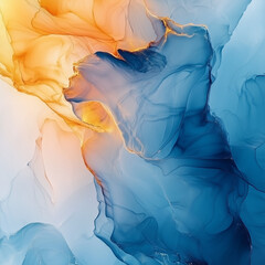 Colorful alcohol ink abstract background