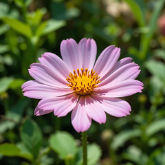 Obraz premium pink dahlia flower