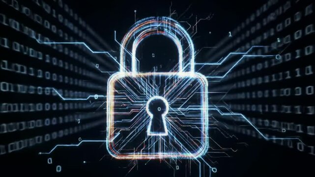 Digital Security Protecting Data in the Cyber Age.  A Visual Representation of Cybersecurity and Data Protection