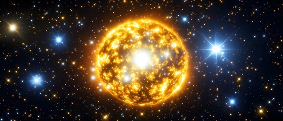 Supernova Explosion in Space Cosmic Starburst Galaxy