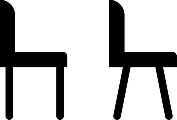 chair icon set. Interior Design. Home Decoration Related. Living room Symbol. Furniture collection
