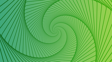 Abstract smooth gradient background with natural fibonacci organic pattern 