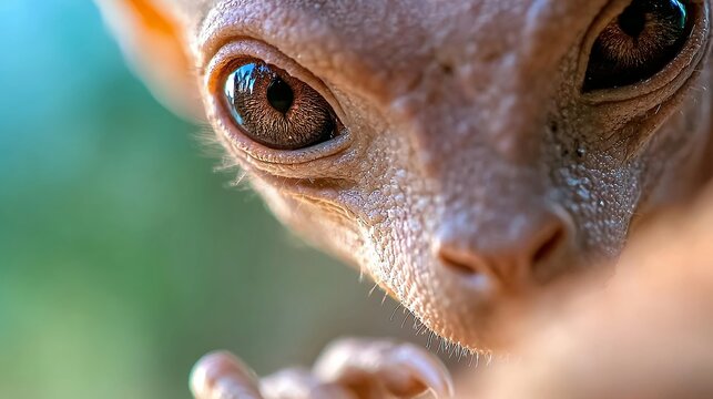 Close-up of Hairless Cat Face