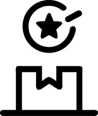 Top brand icon quality badge vector