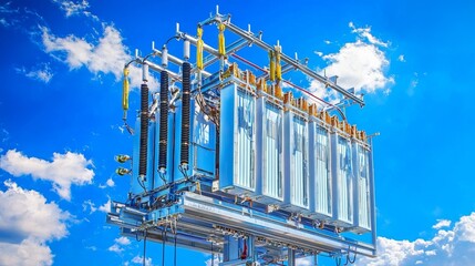 Obraz premium Overview of High Voltage Electrical Equipment