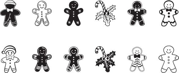 Gingerbread Cookie and Candy Cane Collection.