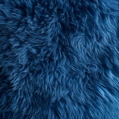 Obraz premium A close-up of natural wool texture in a soft blue tone, resembling sheep’s fleece.