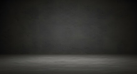 Fototapeta premium Dark grey concrete wall texture background, cement wall. Photo studio setting in edgy visual designs