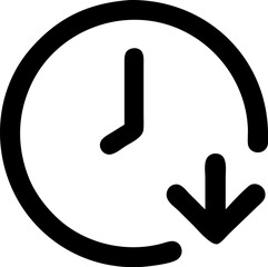 Down time icon