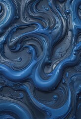 Fluid blue liquid, abstract swirls & ripples  Seamless pattern potential , subtle, blue, gradient