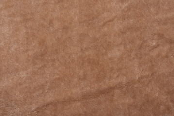 Texture of brown velvet fabric