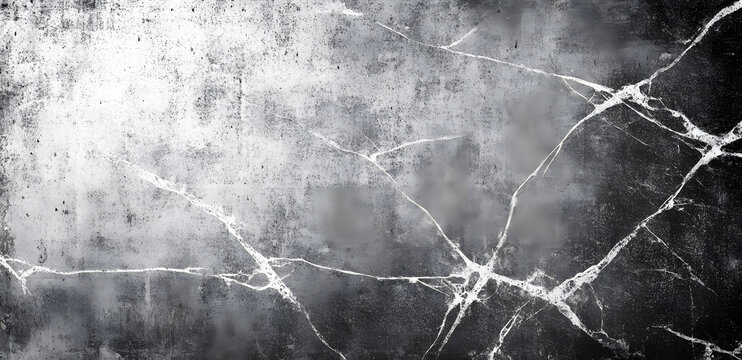 A digital illustration of a grungy pattern of scratches a dirt in gray on black background.