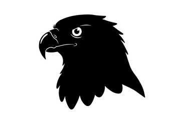 Stylized Black Animal Silhouettes with Expressive Features on White Background – Vector Art Set