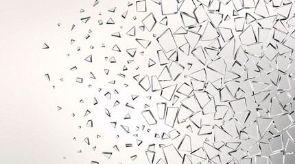 Fototapeta premium Shattered glass abstract background design