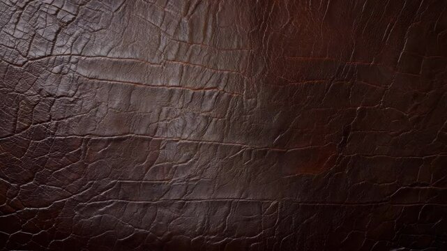 Rotation of natural leather texture background. Background for advertising the production of natural leather products such as shoes, bags, wallets.