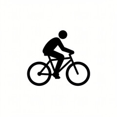 cyclist silhouette vector